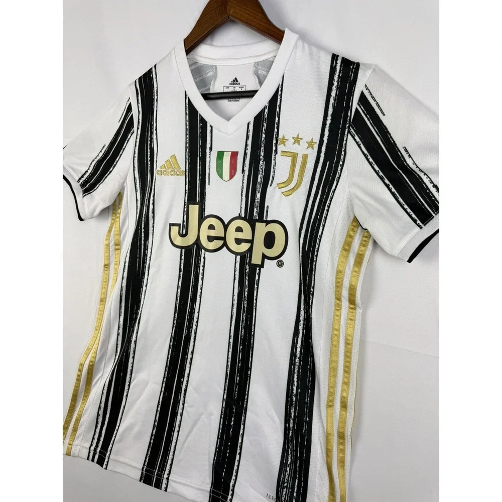 JUVENTUS ADIDAS 2020/2021 FOOTBALL SOCCER HOME JERSEY #7 RONALDO SIZE S EI9894